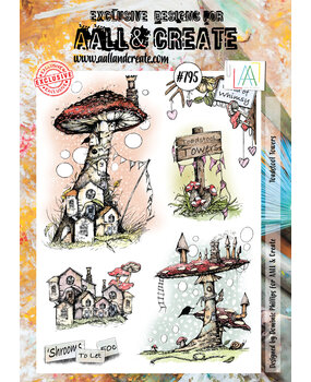 AALL and Create Stamp Set A4 Toadstool Towers (AALL-TP-795) (OUTLET)