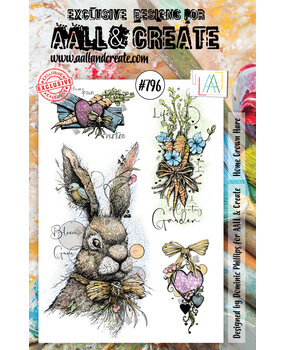 AALL and Create Stamp Set A5 Home Grown Hare (AALL-TP-796) (OUTLET)