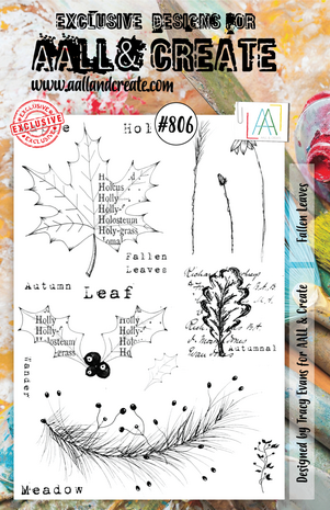 AALL and Create Stamp Set A5 Fallen Leaves (AALL-TP-806) (OUTLET)