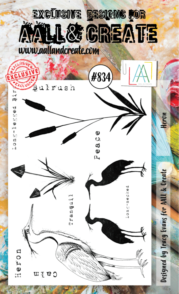 AALL and Create Stamp Set A6 Heron (AALL-TP-834) (OUTLET) AALL and Create Stamp Set A6 Heron (AALL-TP-834) (OUTLET)