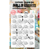 AALL and Create Stamp Set A6 Rose Background (AALL-TP-835) (OUTLET)