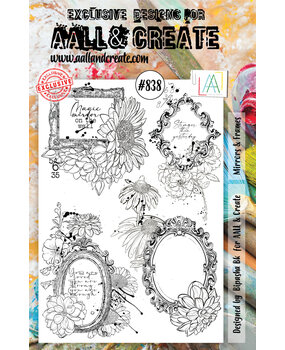 AALL and Create Stamp Set A5 Mirrors & Frames (AALL-TP-838) (OUTLET)