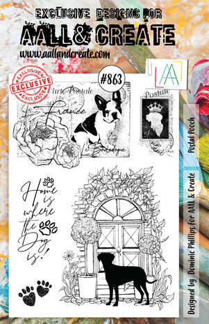 AALL and Create Stamp Set A5 Postal Pooch (AALL-TP-863) (OUTLET) AALL and Create Stamp Set A5 Postal Pooch (AALL-TP-863) (OUTLET)