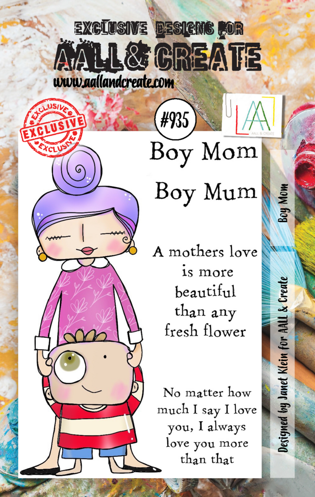 AALL and Create Stamp Set A7 Boy Mom (AALL-TP-935) (OUTLET)
