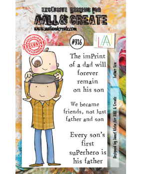 AALL and Create Stamp Set A7 Father Son (AALL-TP-936) (OUTLET)