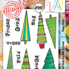 AALL and Create Stamp Set A6 Peace Trees (AALL-TP-949) (OUTLET)