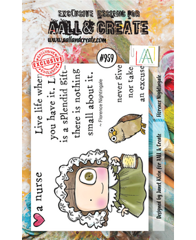 AALL and Create Stamp Set A7 Florence Nightingale (AALL-TP-959) (OUTLET)