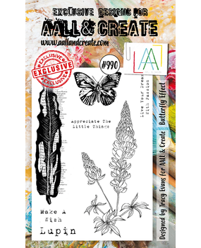 AALL and Create Stamp Set A6 Butterfly Effect (AALL-TP-990) (OUTLET)