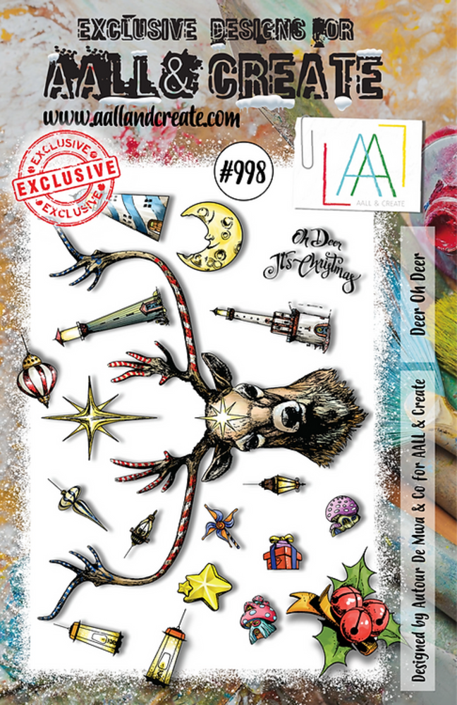 AALL and Create Stamp Set A5 Deer Oh Deer (AALL-TP-998) (OUTLET)