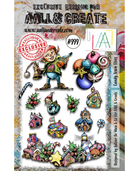 AALL and Create Stamp Set A5 Candy Town Elves (AALL-TP-999) (OUTLET)