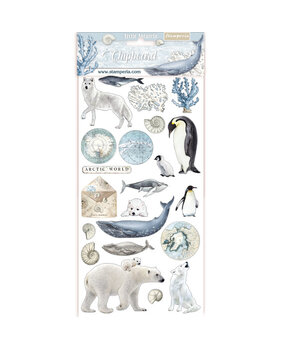 Stamperia Chipboard 15x30cm Arctic Antarctic (DFLCB08) (OUTLET)