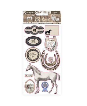Stamperia Chipboard 15x30cm Romantic Horses (DFLCB31) (OUTLET)