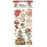 Stamperia Chipboard 15x30cm Classic Christmas (DFLCB36) (OUTLET)