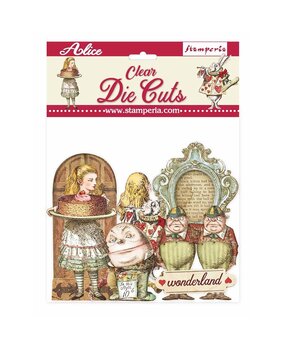 Stamperia Alice Through the Looking Glass Clear Die Cuts (DFLDCP11) (OUTLET)