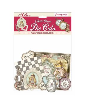 Stamperia Alice Charms Clear Die Cuts (DFLDCP18) (OUTLET)