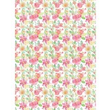 Stamperia Rice Paper A4 Circle of Love Aquerel Flower (6 pcs) (DFSA4527) (OUTLET)