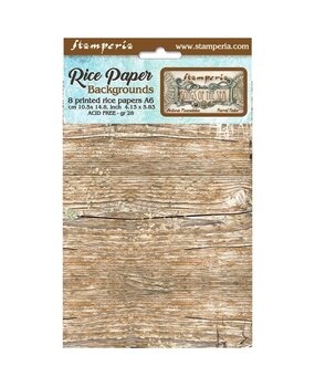 Stamperia Songs of the Sea A6 Rice Paper Backgrounds (8pcs) (DFSAK6010) (OUTLET)