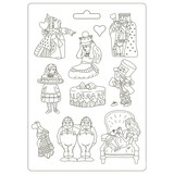 Stamperia Soft Mould A4 Alice King (K3PTA4506) (OUTLET)