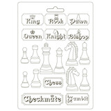 Stamperia Soft Mould A4 Alice Chessboard (K3PTA4507) (OUTLET)