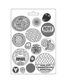 Stamperia Soft Mould A4 Klimt Rounded Patterns (K3PTA4516) (OUTLET)