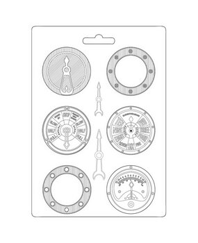 Stamperia Soft Mould A4 Lady Vagabond Lifestyle Gauges (K3PTA4519) (OUTLET)