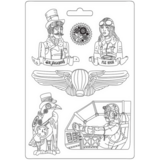 Stamperia Soft Mould A4 Sir Vagabond Aviator Fly High (K3PTA4538) (OUTLET)