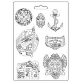 Stamperia Songs of the Sea Soft Mould A4 Over the Sea (K3PTA4567) (OUTLET)