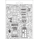 Stamperia Soft Mould A5 Sir Vagabond New York Building (K3PTA5623) (OUTLET)