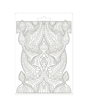 Stamperia Soft Mould A5 Romantic Horses Saddle Pattern (K3PTA583) (OUTLET)