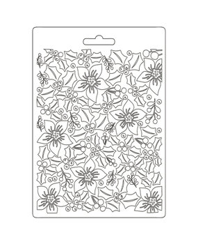 Stamperia Soft Mould A5 Classic Christmas Texture (K3PTA586) (OUTLET)