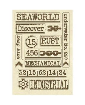 Stamperia Wooden Shapes A5 Writings (KLSP072) (OUTLET)