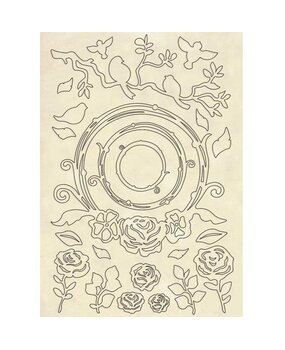 Stamperia Wooden Shapes A5 Garlands (KLSP082) (OUTLET)