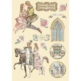 Stamperia Wooden Shapes A5 Sleeping Beauty (KLSP100) (OUTLET)