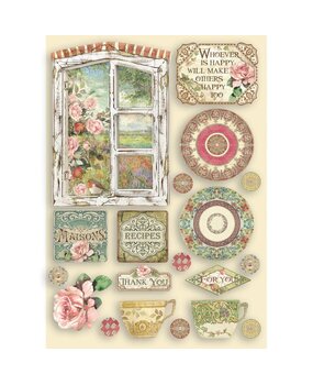 Stamperia Wooden Shapes A5 Casa Granada (KLSP113) (OUTLET)