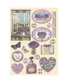 Stamperia Wooden Shapes A5 Provence (KLSP117) (OUTLET)