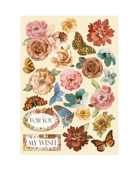 Stamperia Colored Wooden Shapes A5 Garden of Promises For You my Wish (KLSP121) (OUTLET)