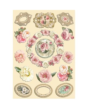 Stamperia Precious Colored Wooden Shape A5 (KLSP151) (OUTLET)