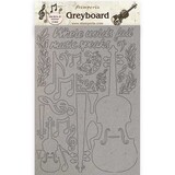 Stamperia Greyboard A4 Passion Violin (KLSPDA423) (OUTLET)