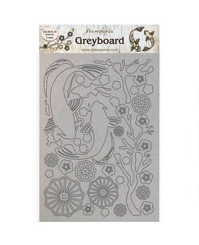 Stamperia Greyboard A4 Sir Vagabond in Japan Fish (KLSPDA444) (OUTLET)
