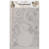 Stamperia Greyboard A4 Sir Vagabond in Japan Dragon (KLSPDA445) (OUTLET)