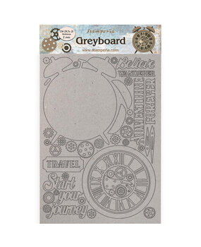 Stamperia Greyboard A4 Lady Vagabond Lifestyle Alarm Clock (KLSPDA447) (OUTLET)