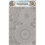 Stamperia Greyboard A4 Lady Vagabond Lifestyle Gears Gauge (KLSPDA448) (OUTLET)