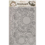 Stamperia Greyboard A4 Casa Granada Decorations (KLSPDA451) (OUTLET)
