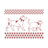 Stamperia Stencil A5 Daydream Dog and Cat (KSD312) (OUTLET)