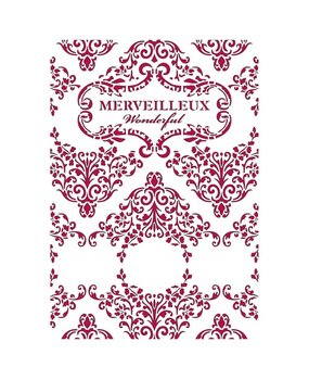 Stamperia Stencil A4 Romantic Sea Dream Wonderful (KSG459) (OUTLET)