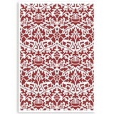 Stamperia Stencil A4 Casa Granada Wallpaper Pattern (KSG484) (OUTLET)