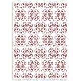 Stamperia Stencil A4 Casa Granada Wallpaper Tiles (KSG485) (OUTLET)