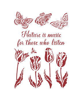 Stamperia Stencil A4 Romantic Garden House Tulips (KSG495) (OUTLET)