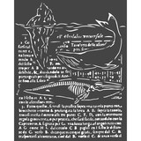 Stamperia Thick Stencil 20x25cm Whale (KSTD056) (OUTLET)
