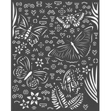 Stamperia Thick Stencil 20x25cm Amazonia Butterflies (KSTD064) (OUTLET)